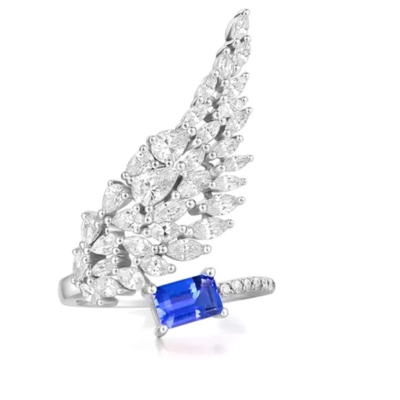 ✨✨Sapphire Wing Ring✨✨ - Picture 3 of 4